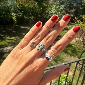 Sterling Silver 925 rings bundle